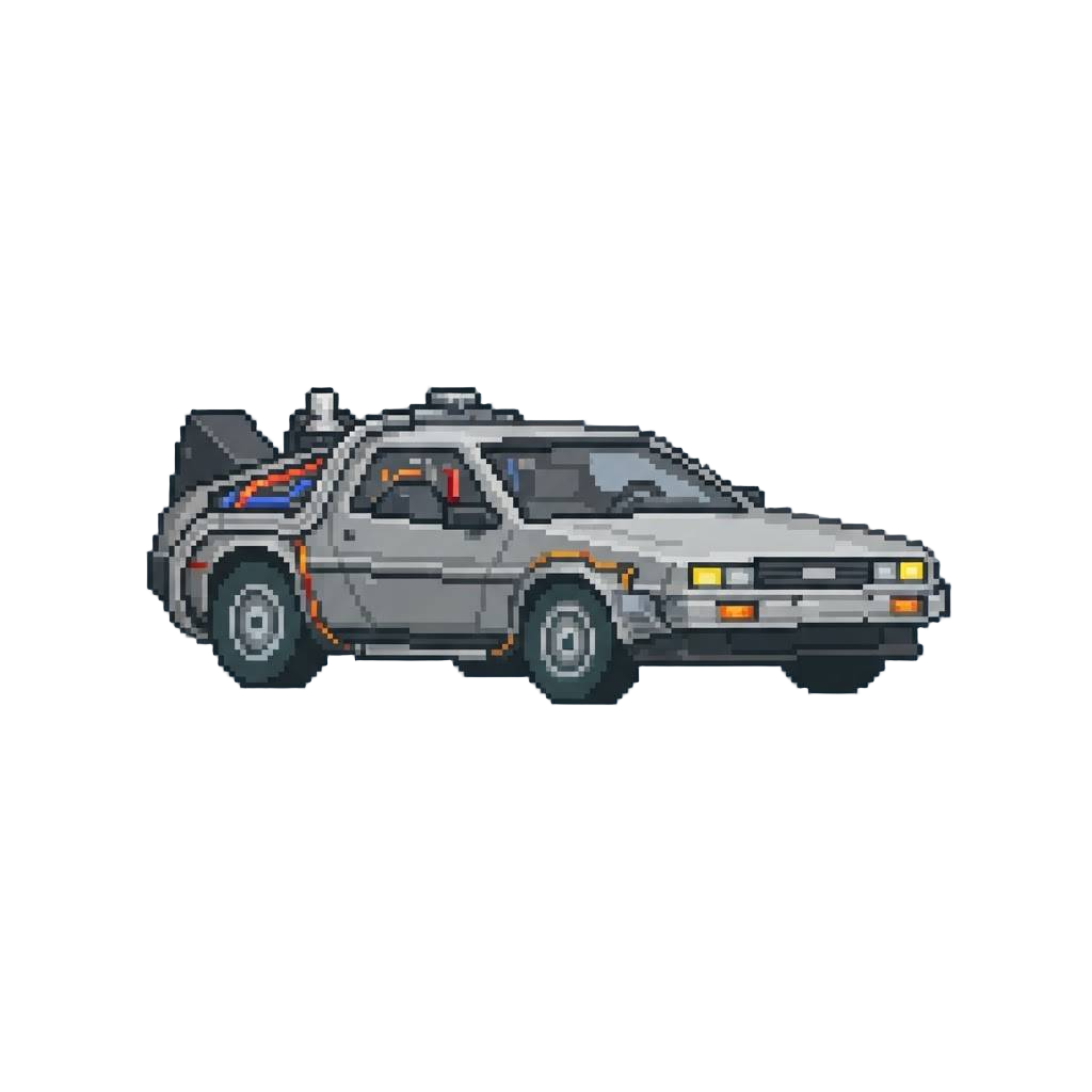 The Delorean Time Machine