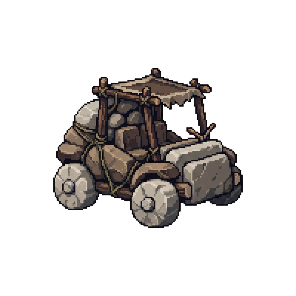 A Prehistoric Stone Vehicle