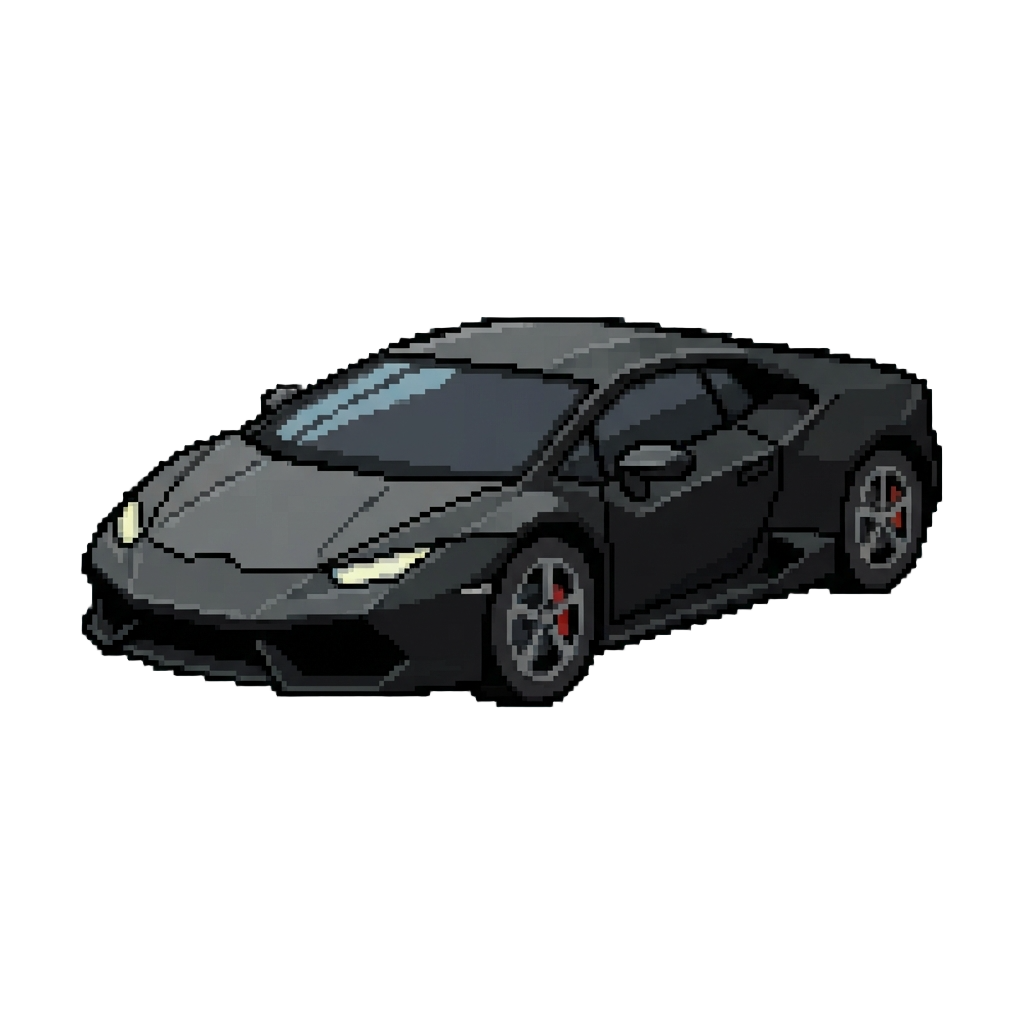 A Stealth Night Supercar