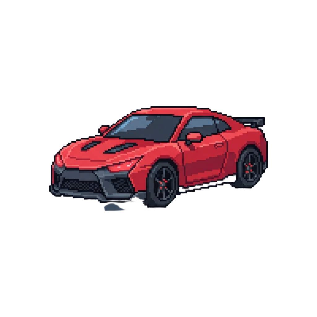 A Hostile Red-eyed Supercar
