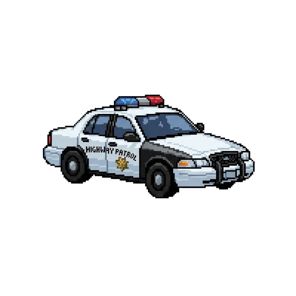 A Highway Patrol Cruiser