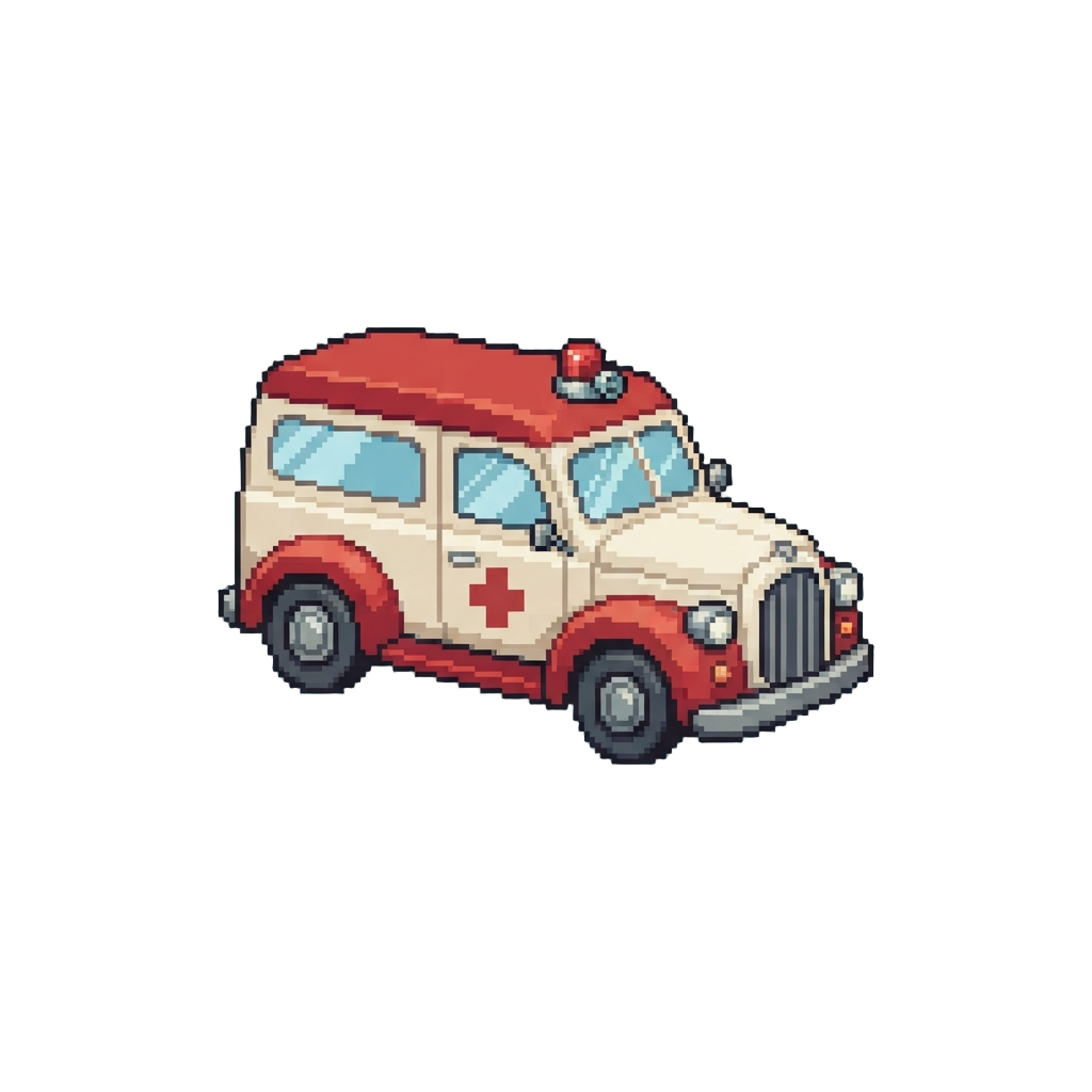 A Vintage Siren Ambulance