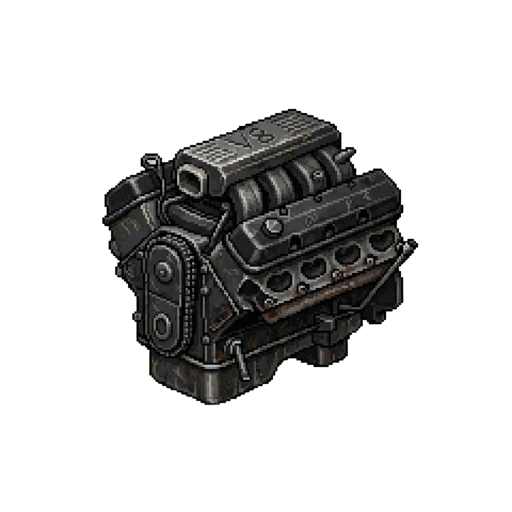 A Battle-tested Black V8