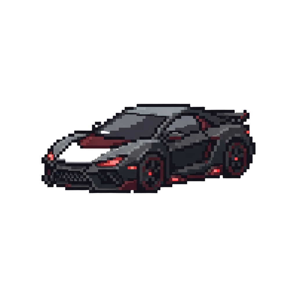 An Evil Dark Prototype Car