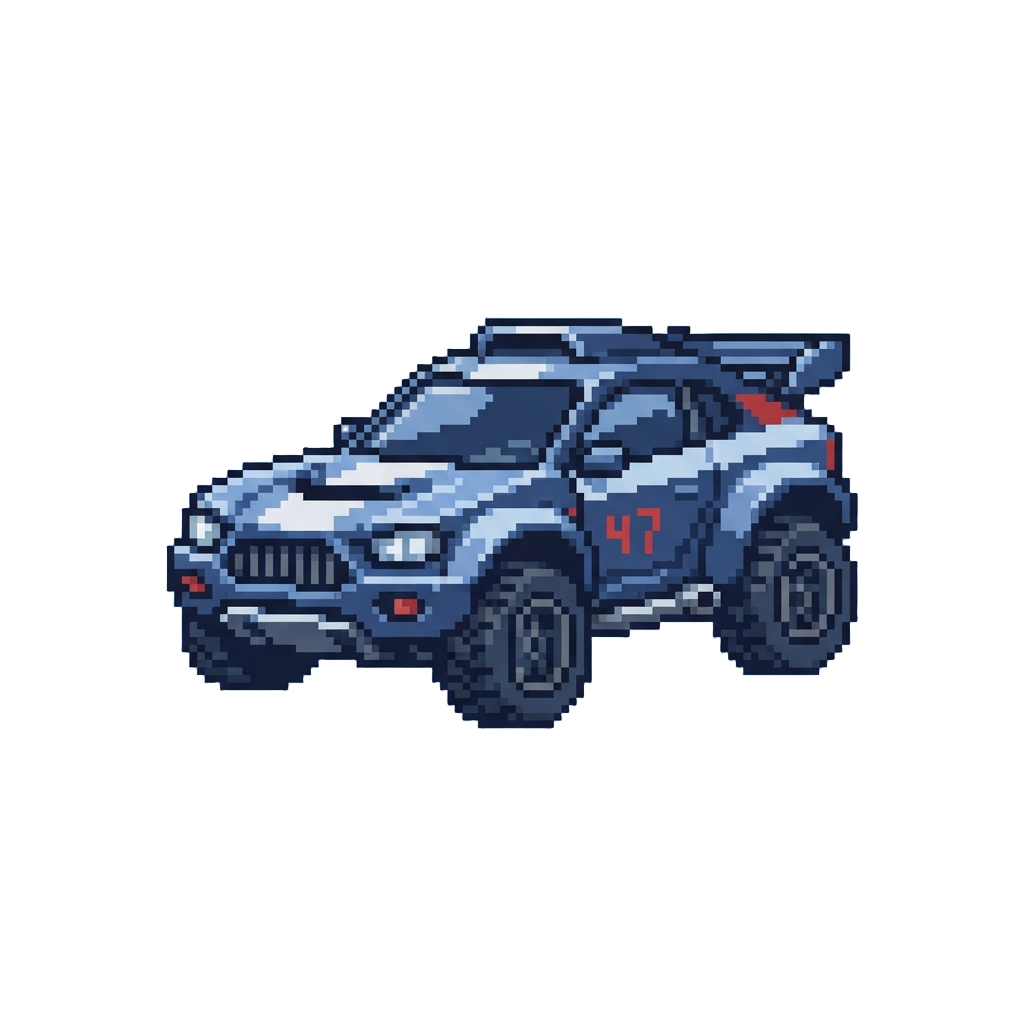 A Futuristic Rally Car