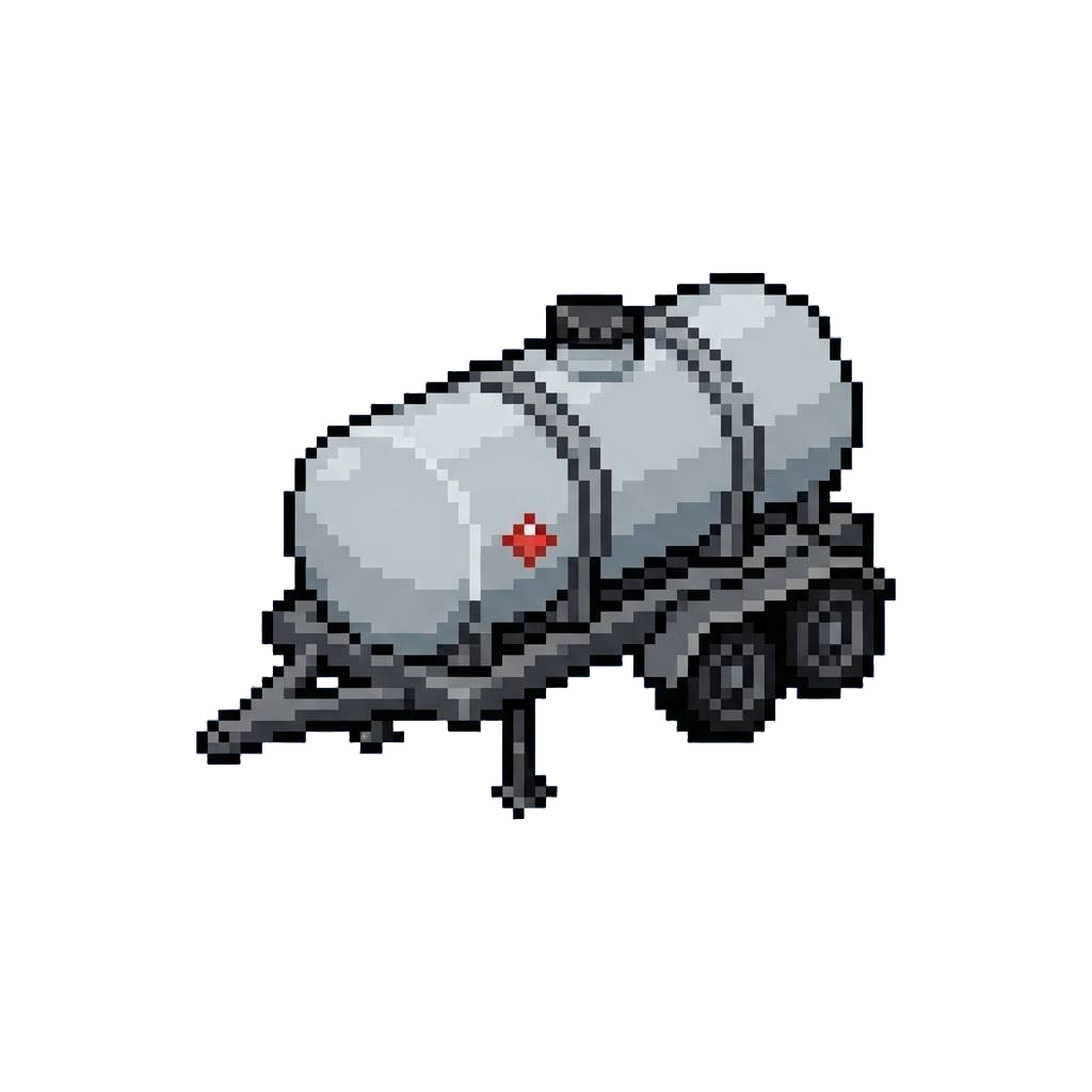 An Industrial Chemical Trailer