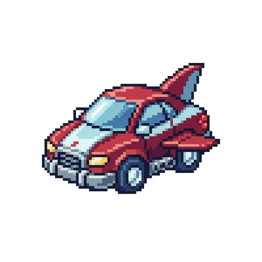 A Custom Wing-tail Car