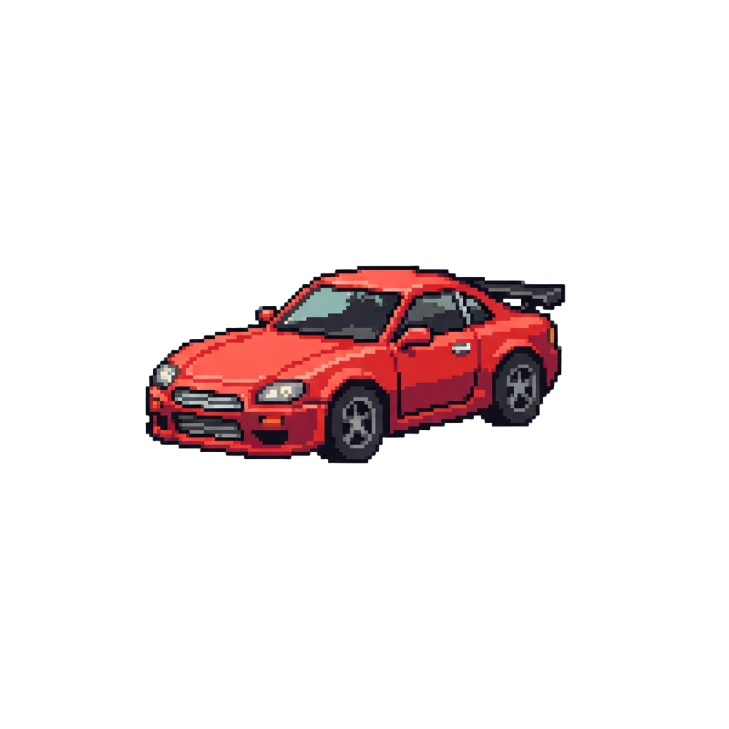 A Spark-emitting Sports Car