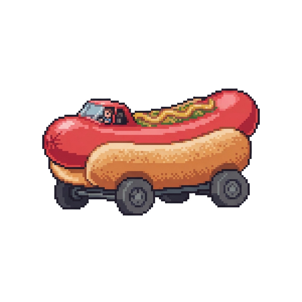 A Giant Hot Dog Cruiser