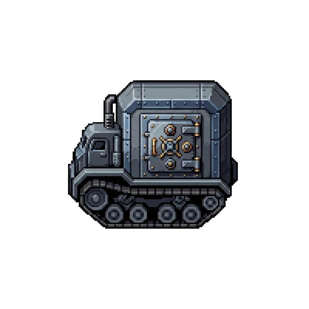 A Giant Bank Vault Vehicle