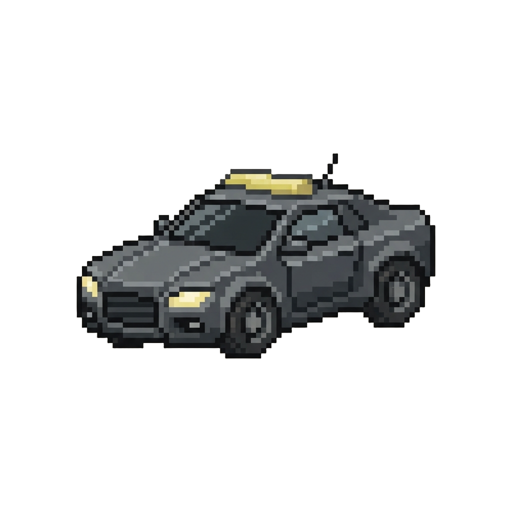 A Sleek Tactical Car