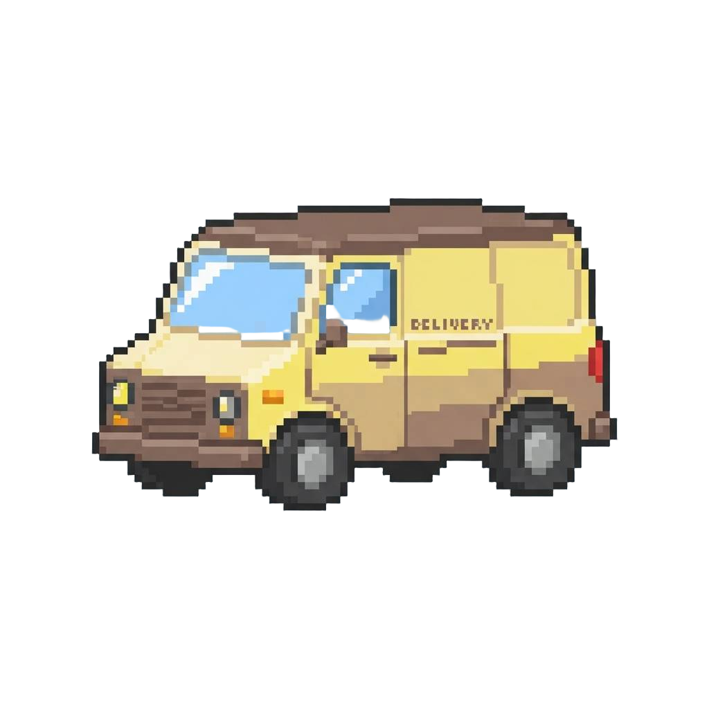 A Vintage Delivery Van