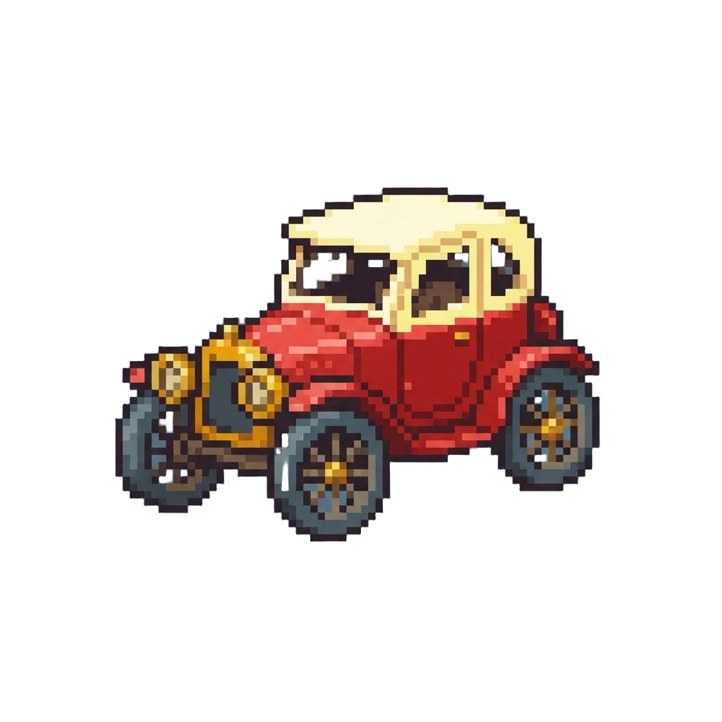 A Ancient Novelty Car