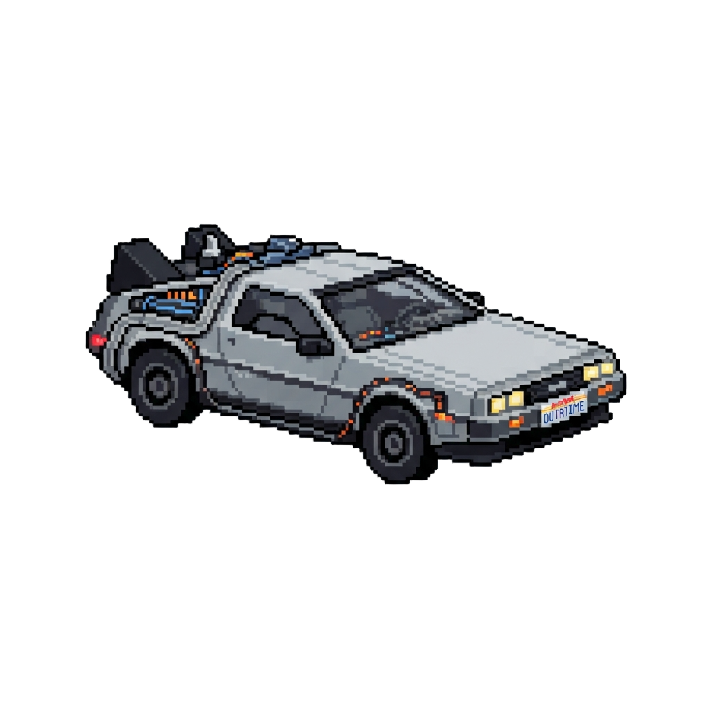 The Delorean Time Vehicle