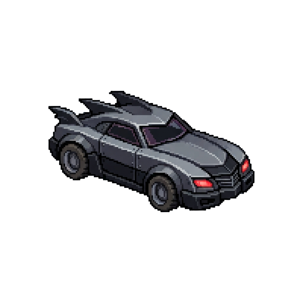 An Armored Bat-style Coupe