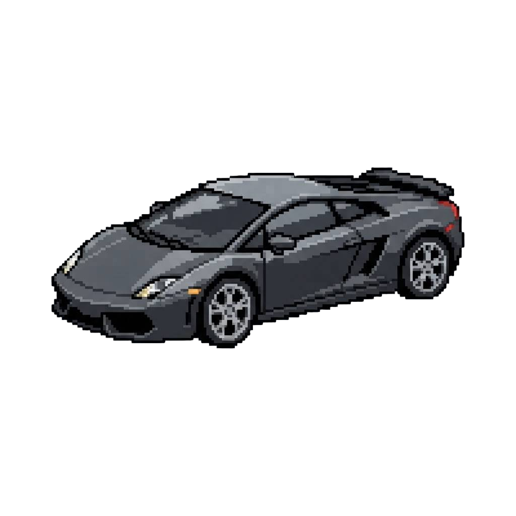 A Dark Turbine Supercar