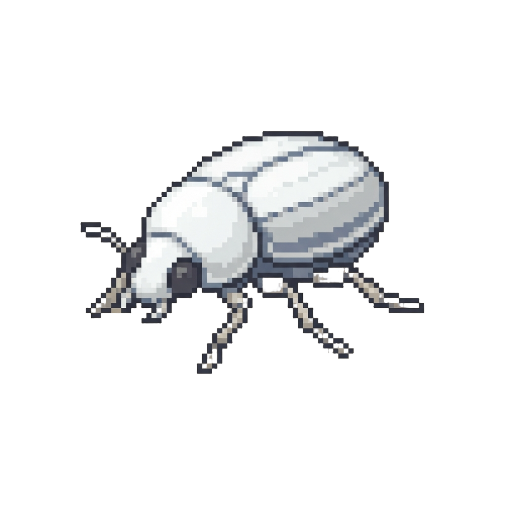 A Retro White Bug