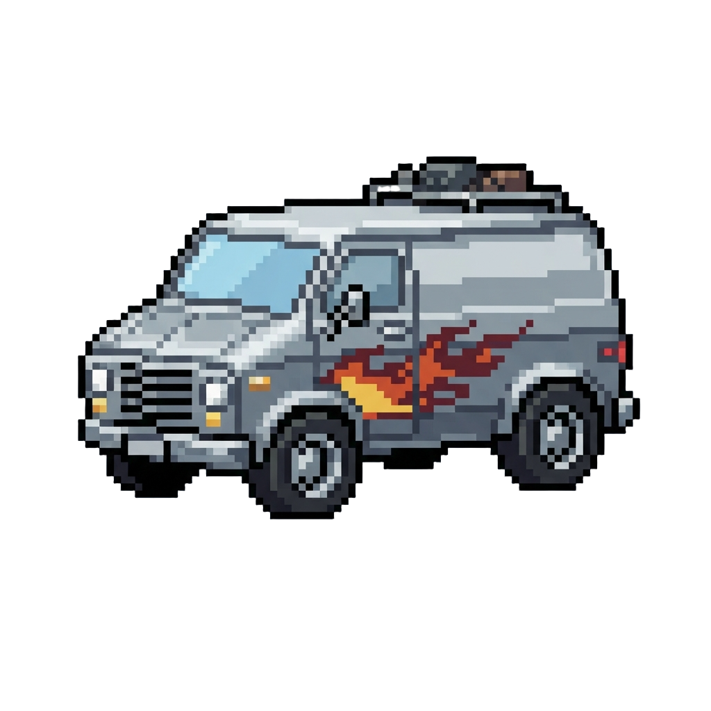 A Custom Chrome Van