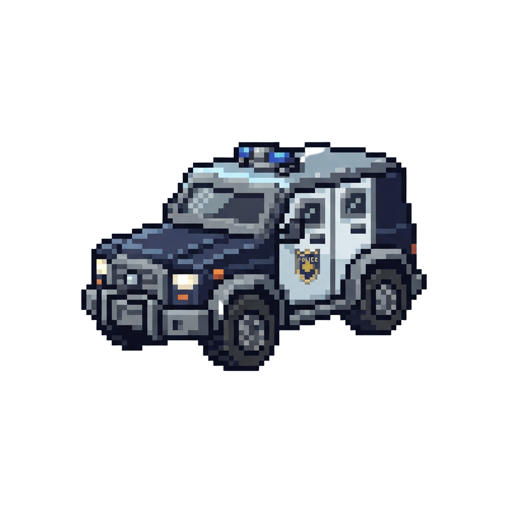 An Armored Police Car