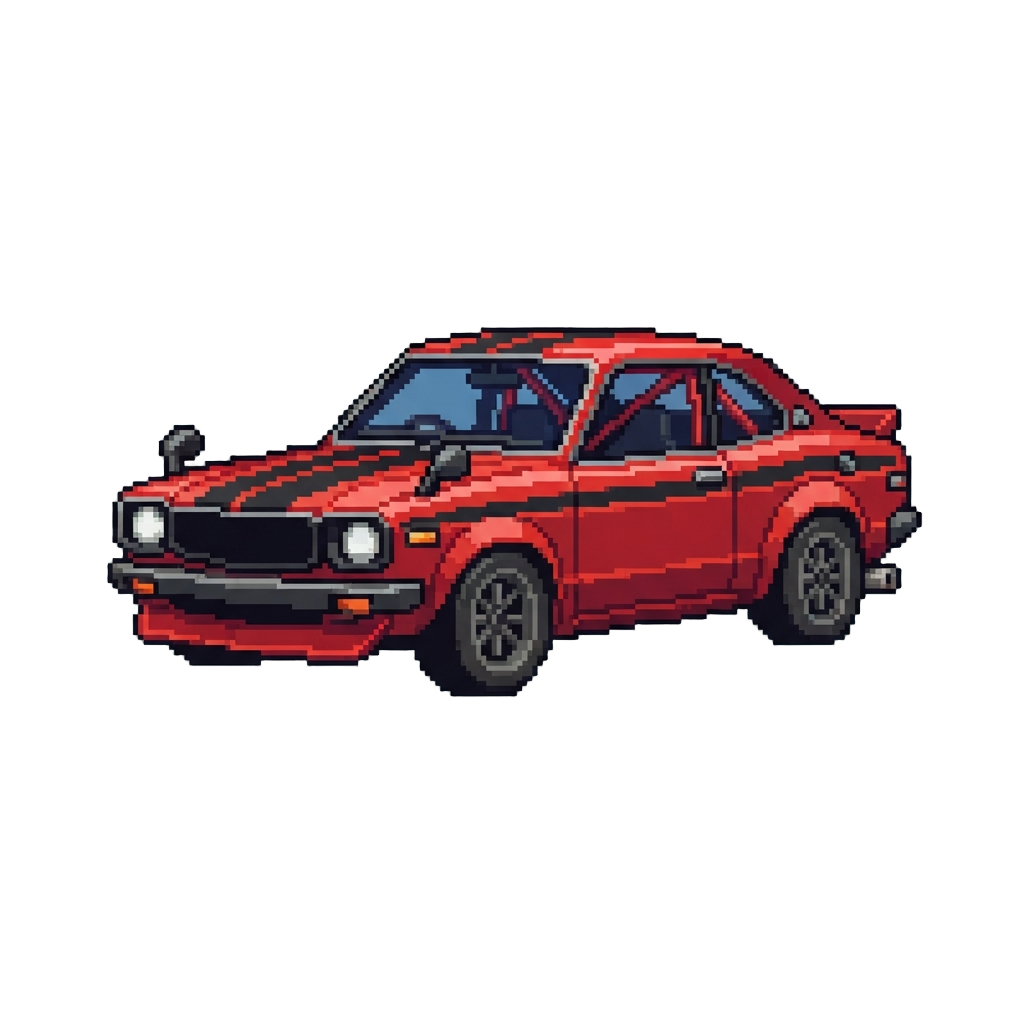 A Vintage Drift Car