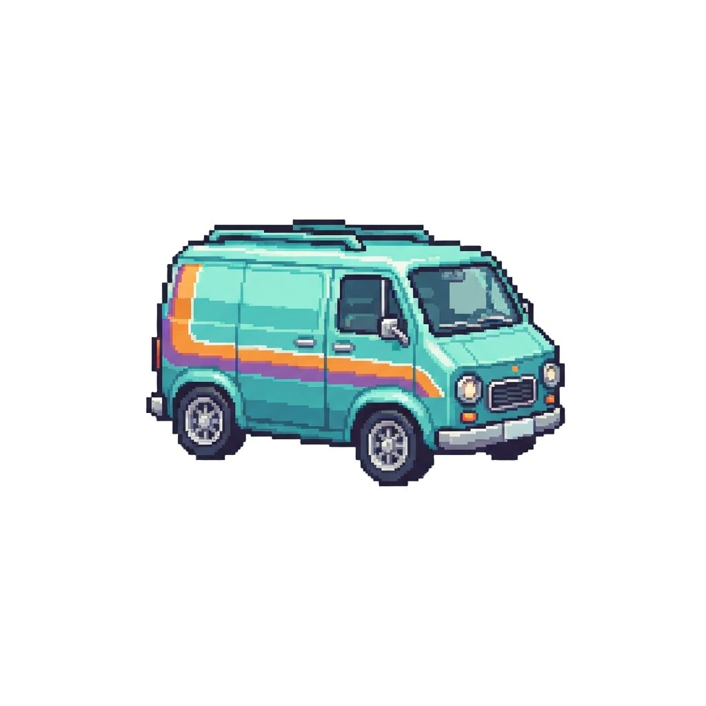A Bright Mystery Van