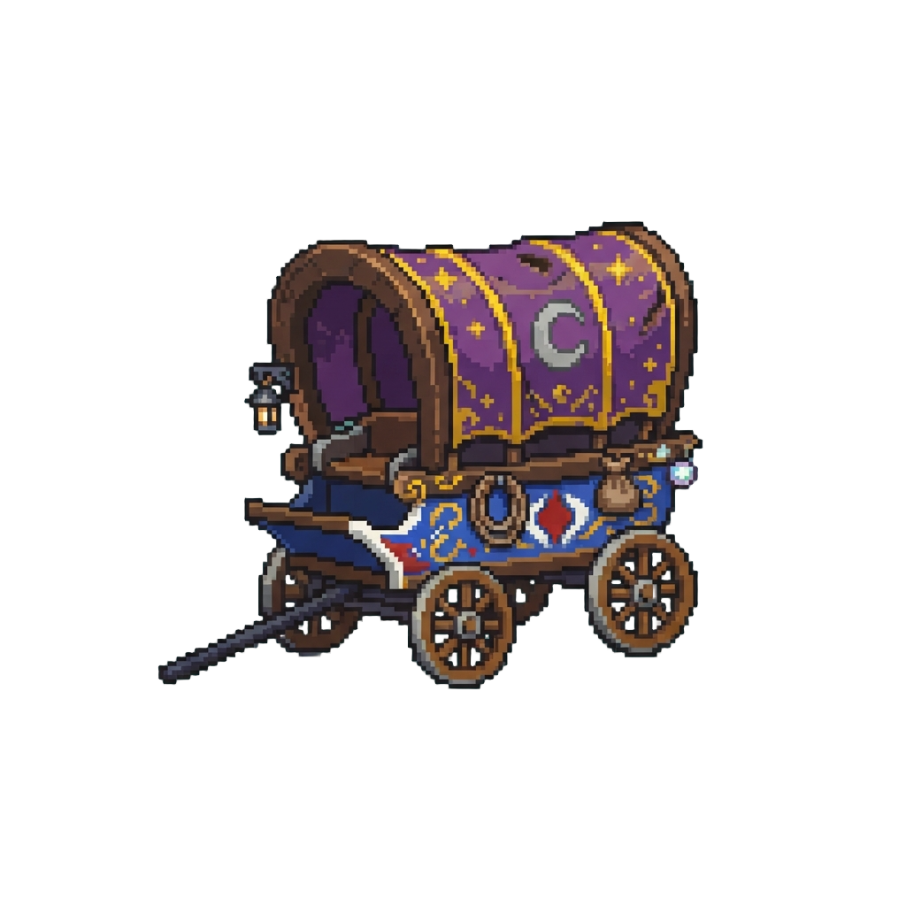 A Decorated Mystery Wagon