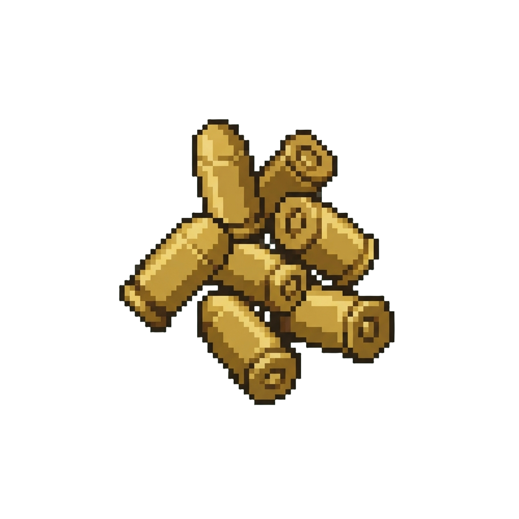 A Rain of Tumbling Brass Shell Casings
