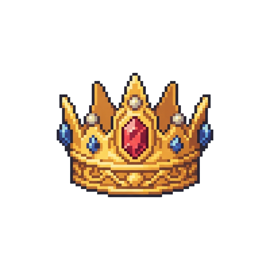 A Shiny Metallic Crown
