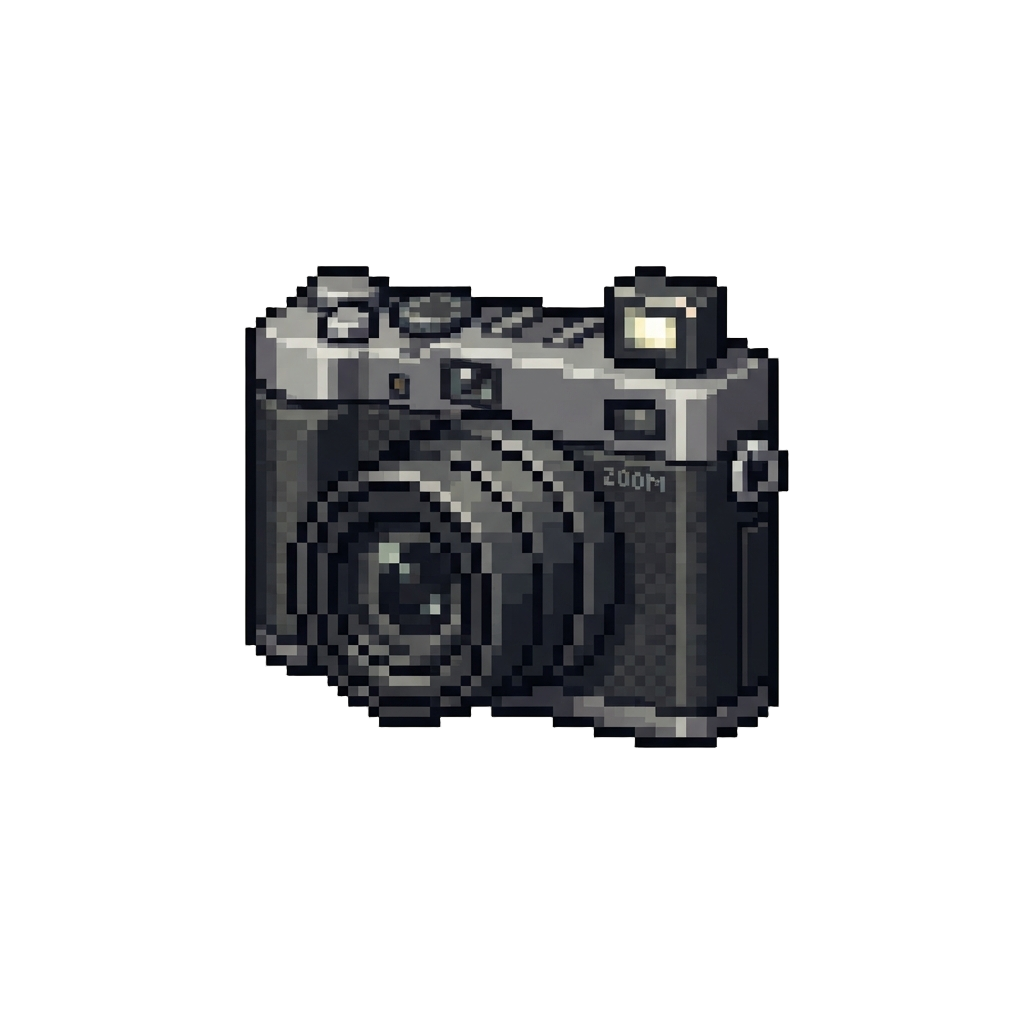 A Miniature Camera with a Tiny Flash