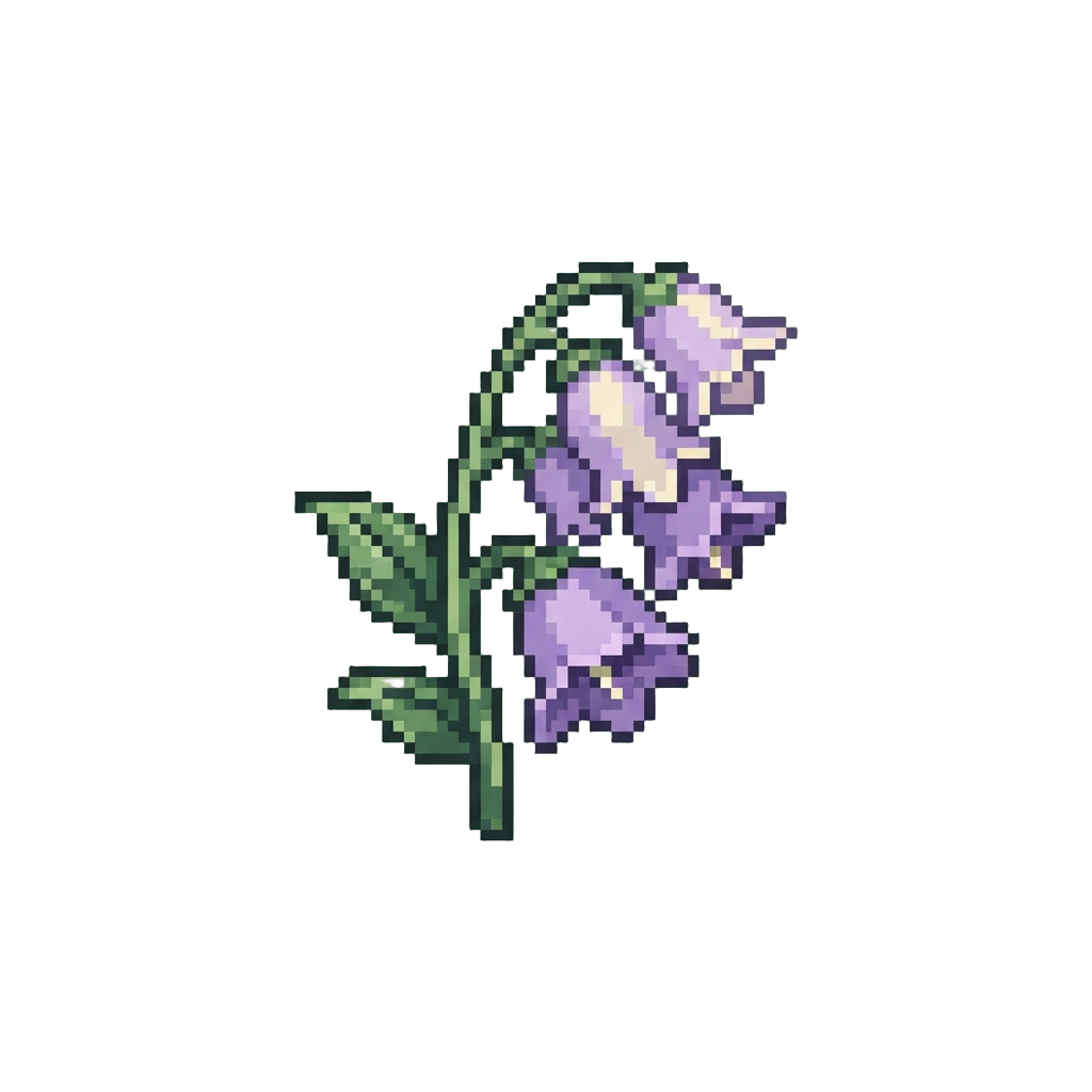 A Lavender Bellflower Sprite