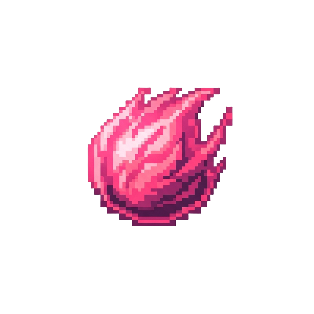 A Dazzling Neon-pink Plasma Explosion