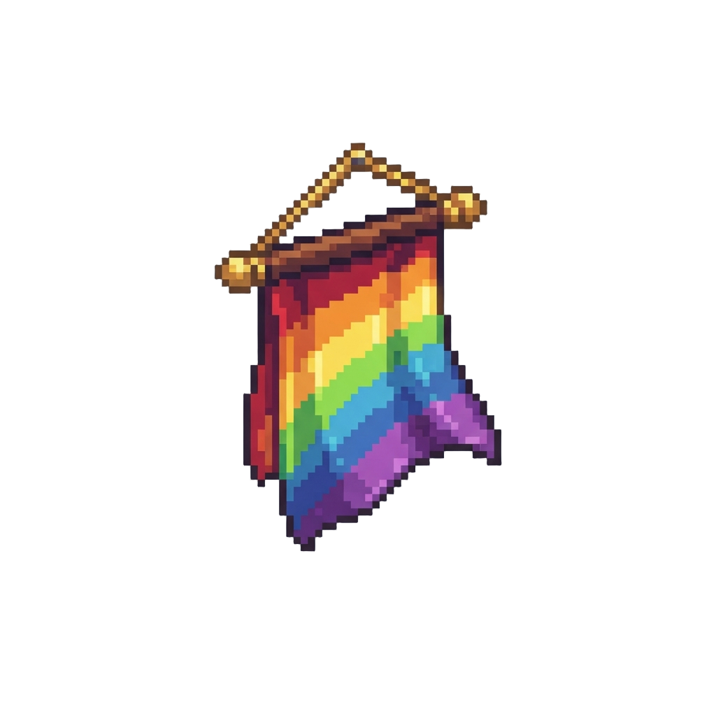 A Glowing Rainbow 'excellent' Banner