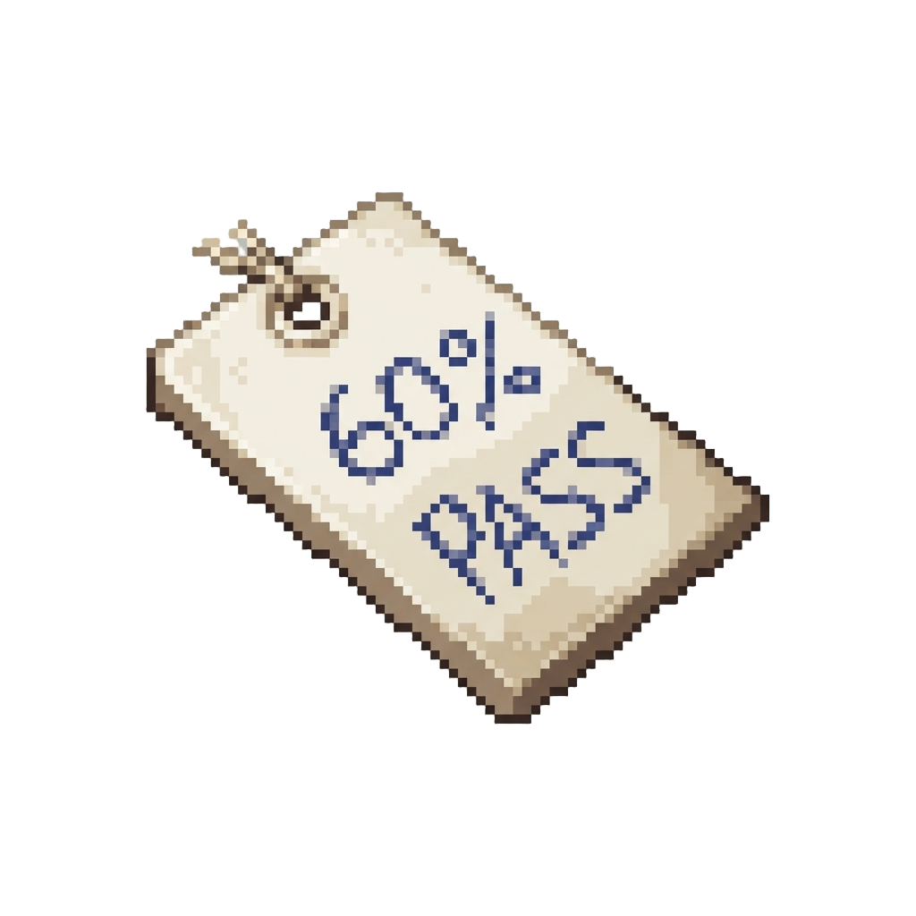 A '60% Pass' Written in Shaky Blue Ink
