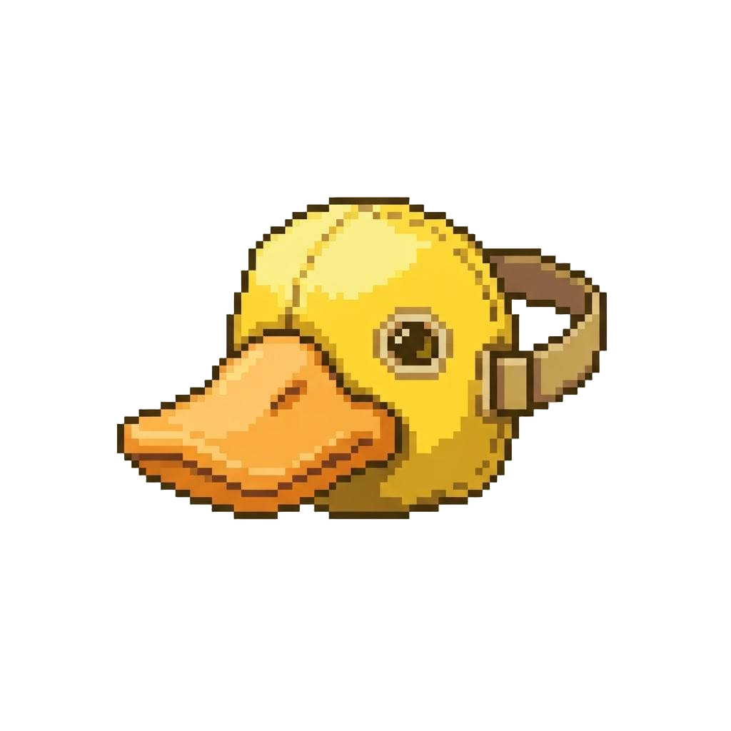 A Cute Duck Bill Mask