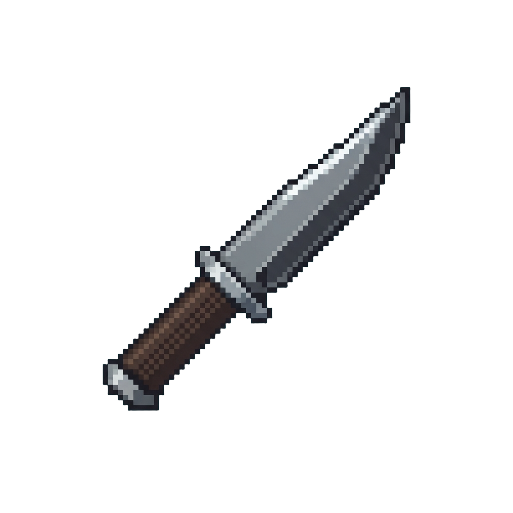 A Sharp Metallic Knife Shine