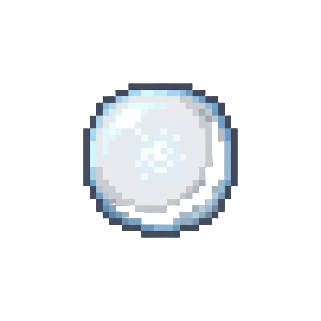 A Soft Radiant White Glow