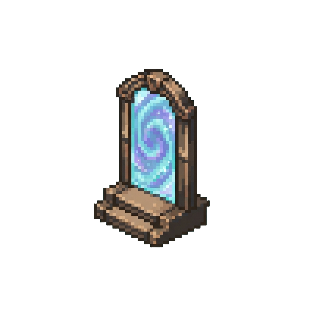 A Strange Shimmering Glass Doorway