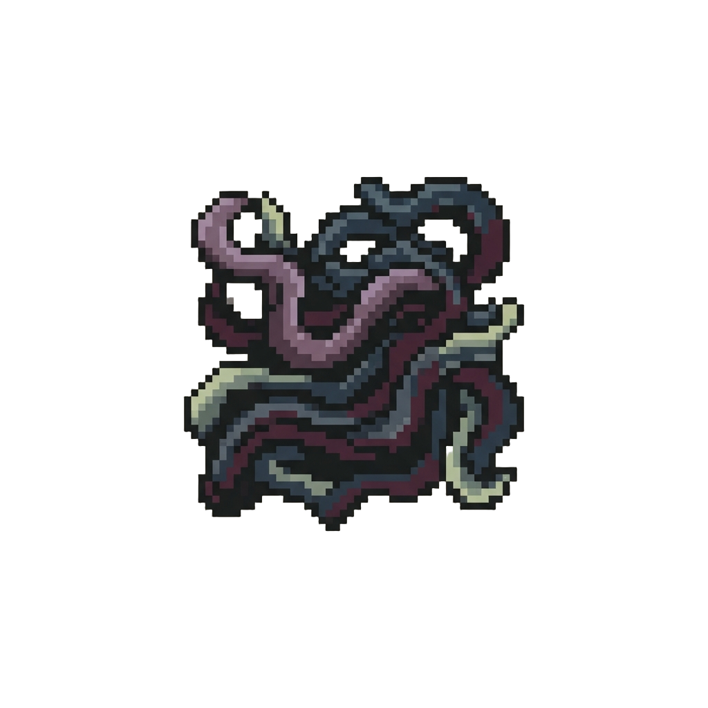 A Swarm of Dark Wriggling Bacteria Strands