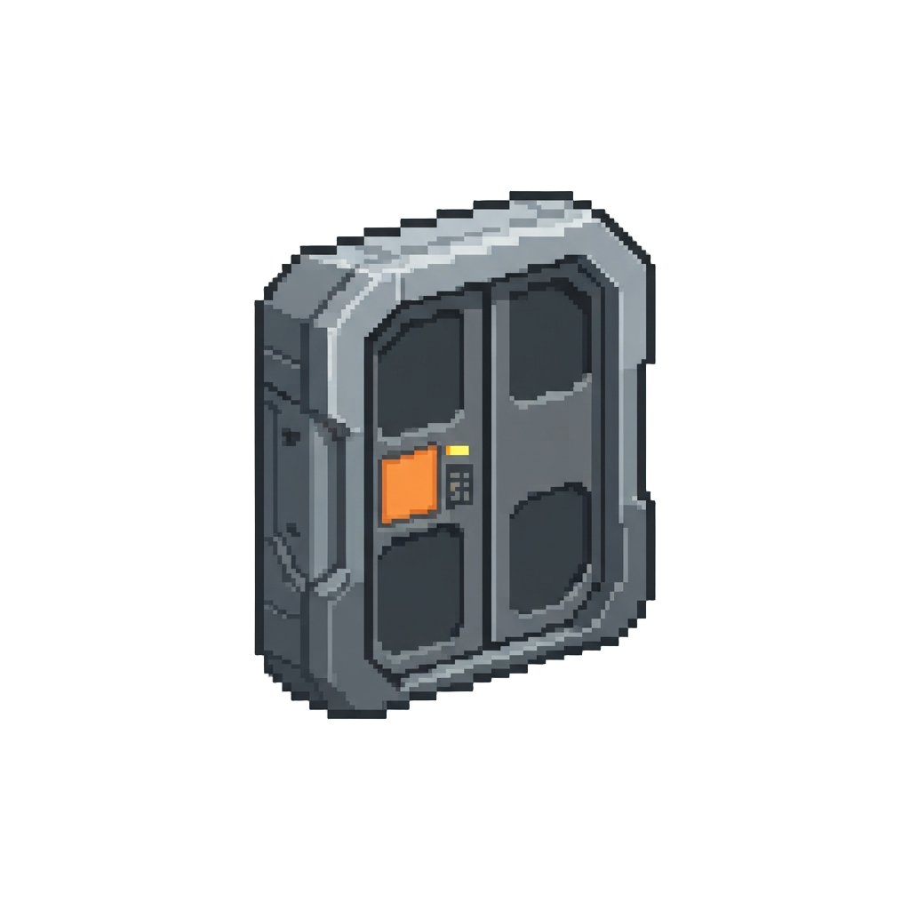 A Futuristic Sliding Airlock Door