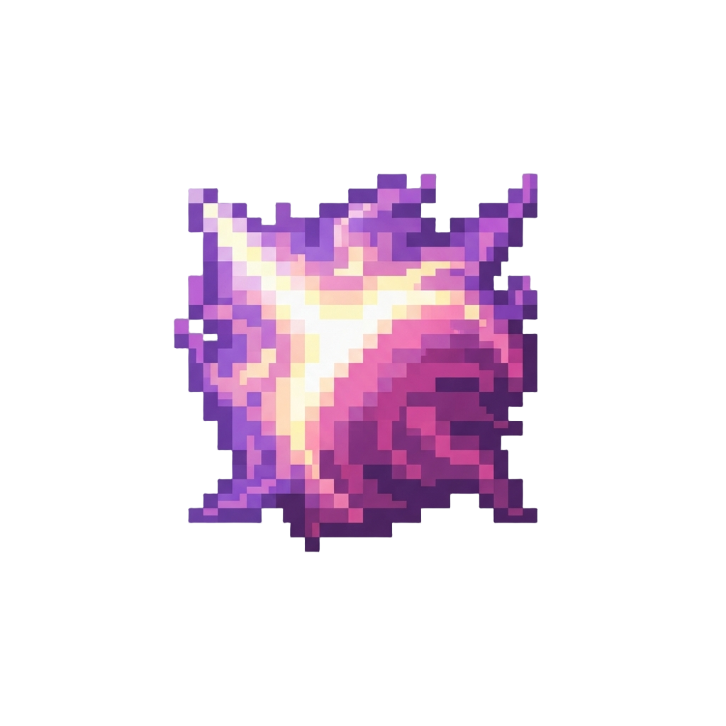 A Warm Violet Aurora Burst