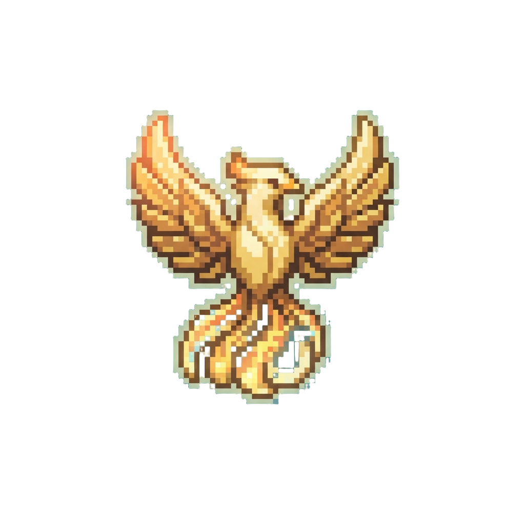 A Shimmering Golden Phoenix of Musical Light