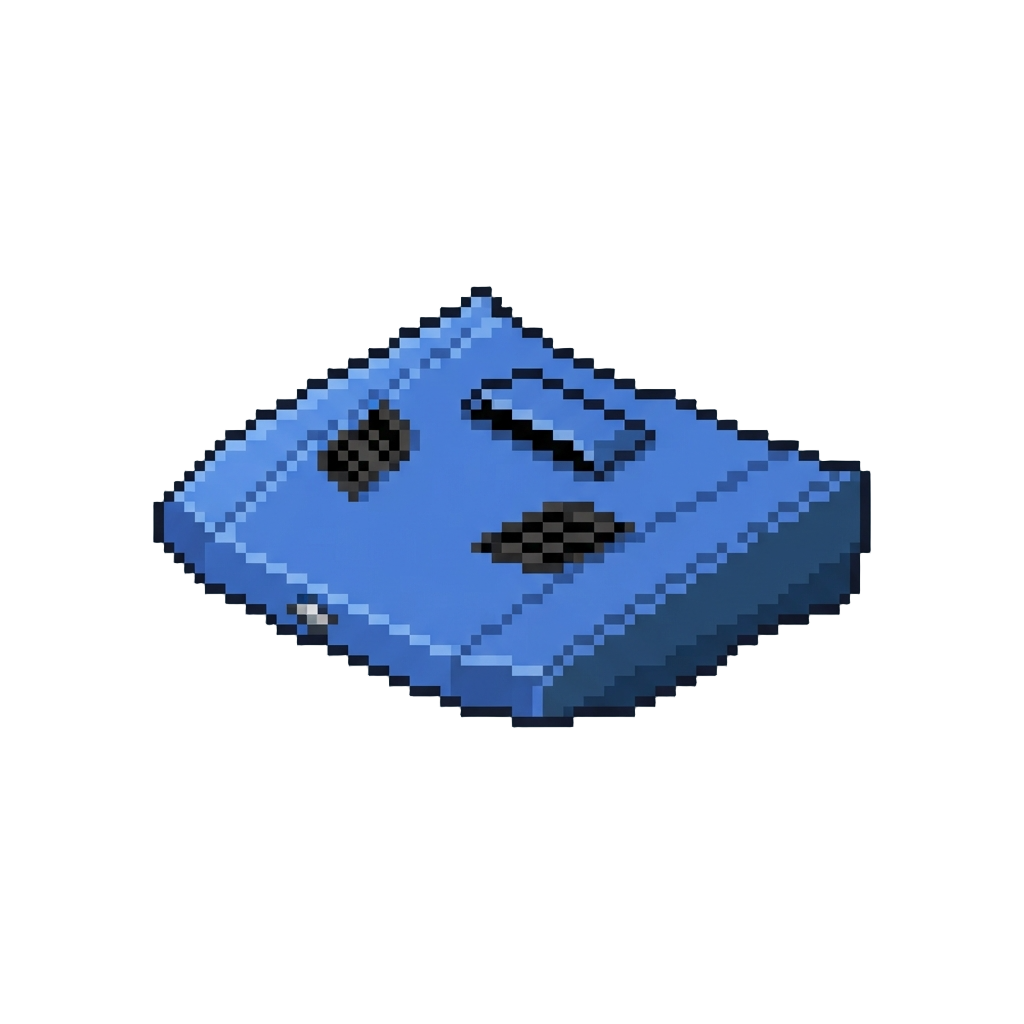 A Floating Plastic Car Hood