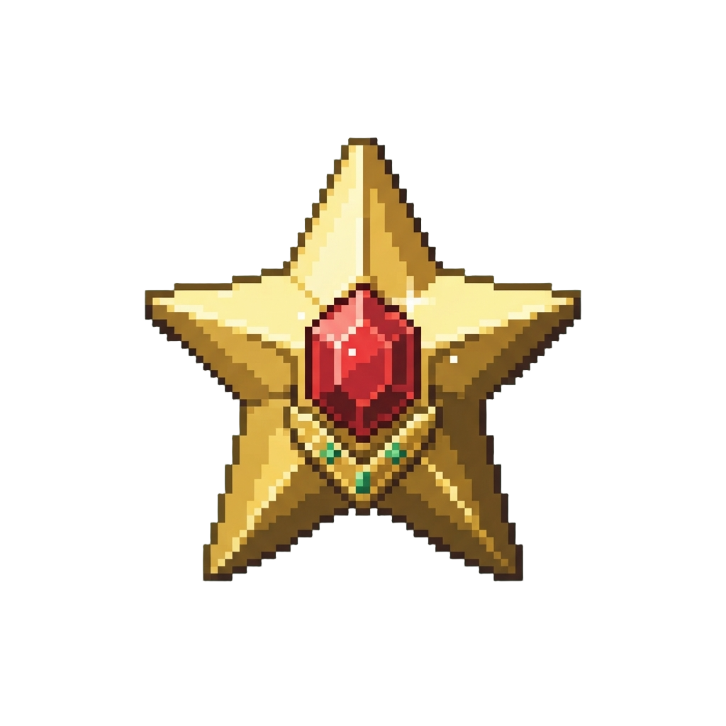 A Glittering Star Victory Emblem