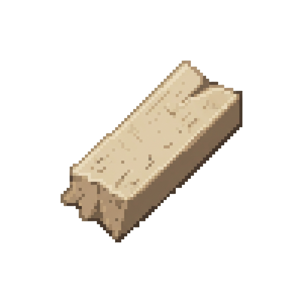 A Worn Plain Brown Tape Strip