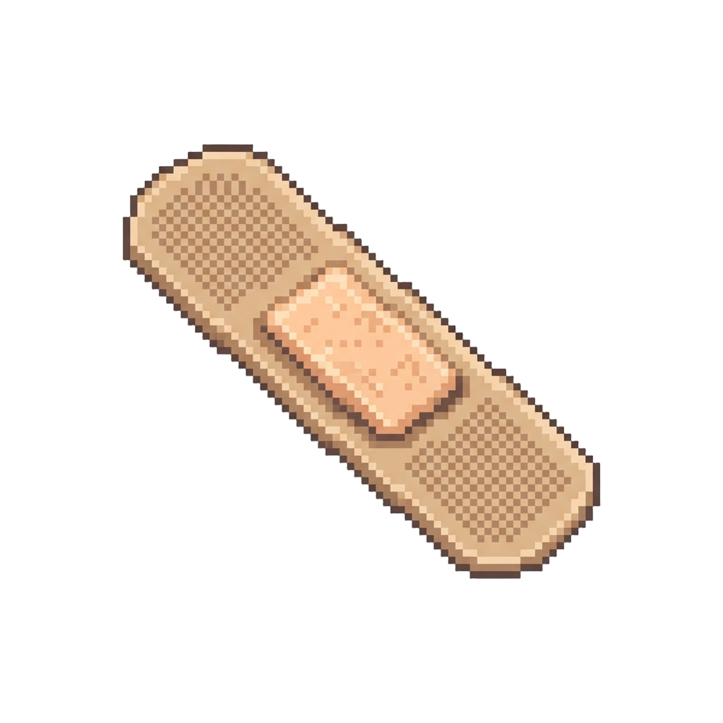 A Simple Beige Adhesive Strip
