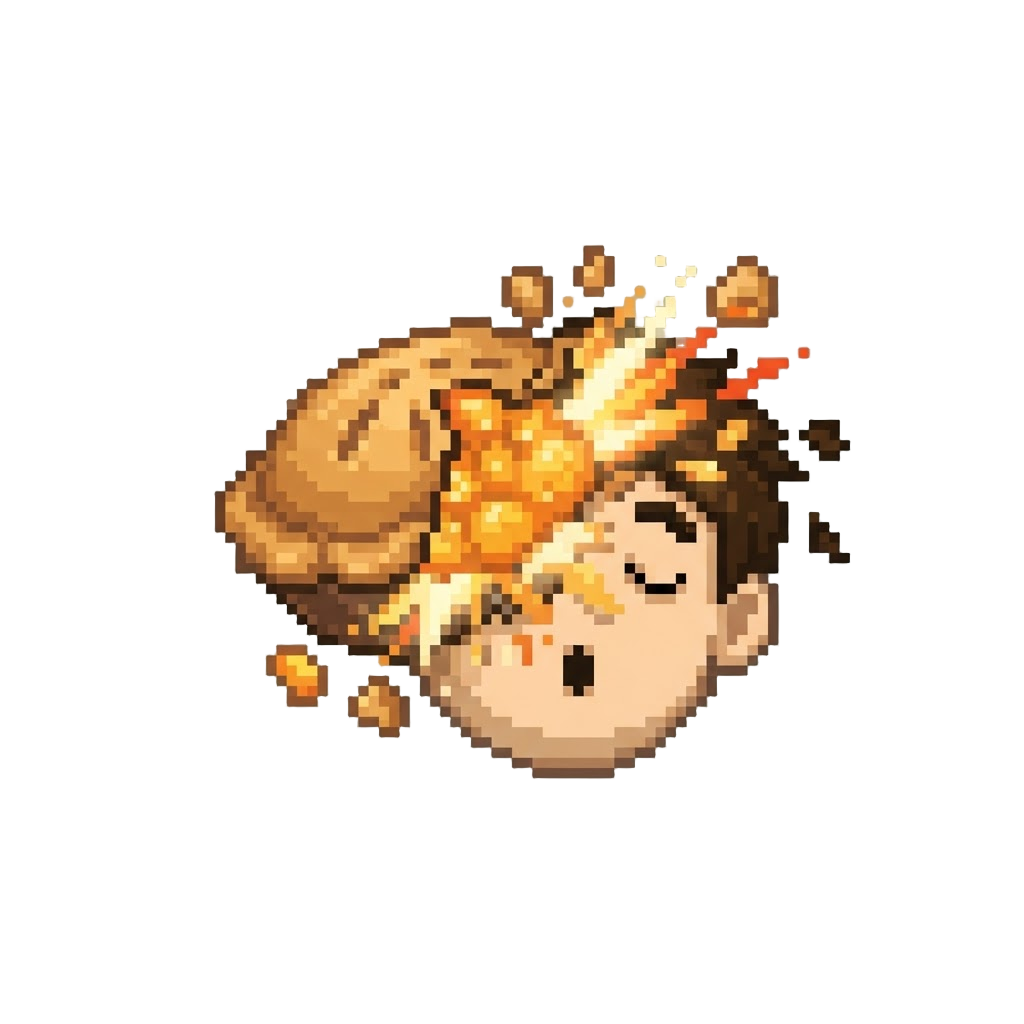 A Glowing Pie That Explodes in the Face