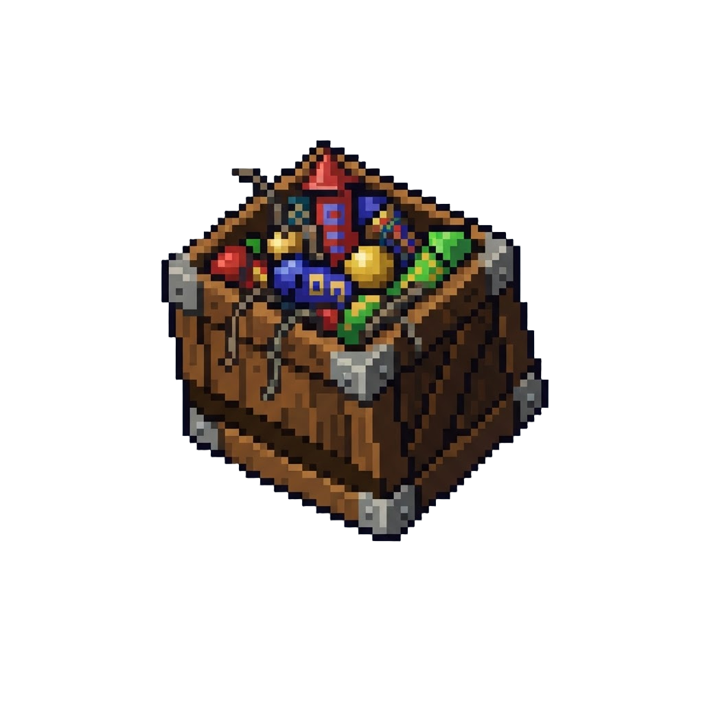 A Falling Crate of Live Fireworks
