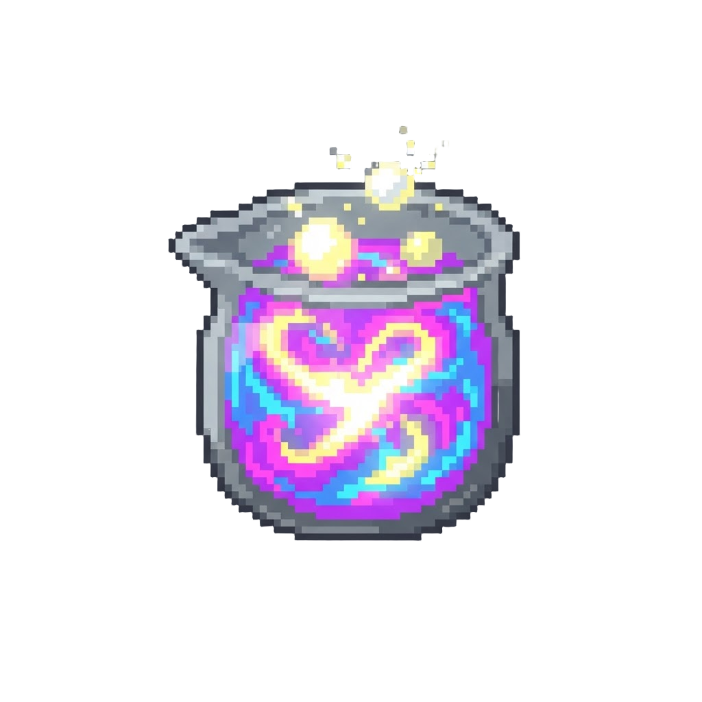 A Bubbling Beaker of Volatile Glowing Plasma