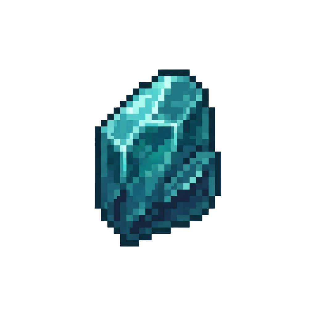 A Tiny Shiny Sea Crystal