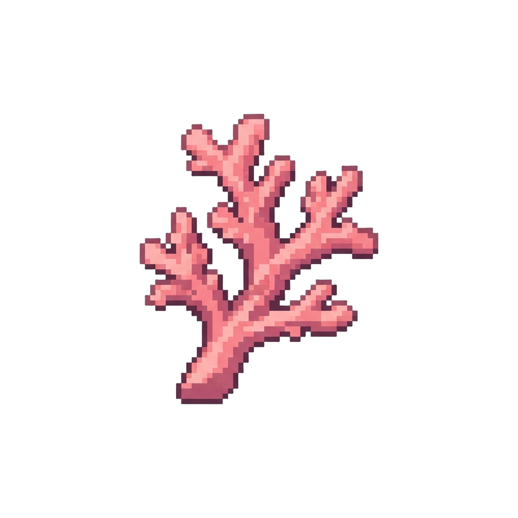 A Delicate Pink Coral Branch
